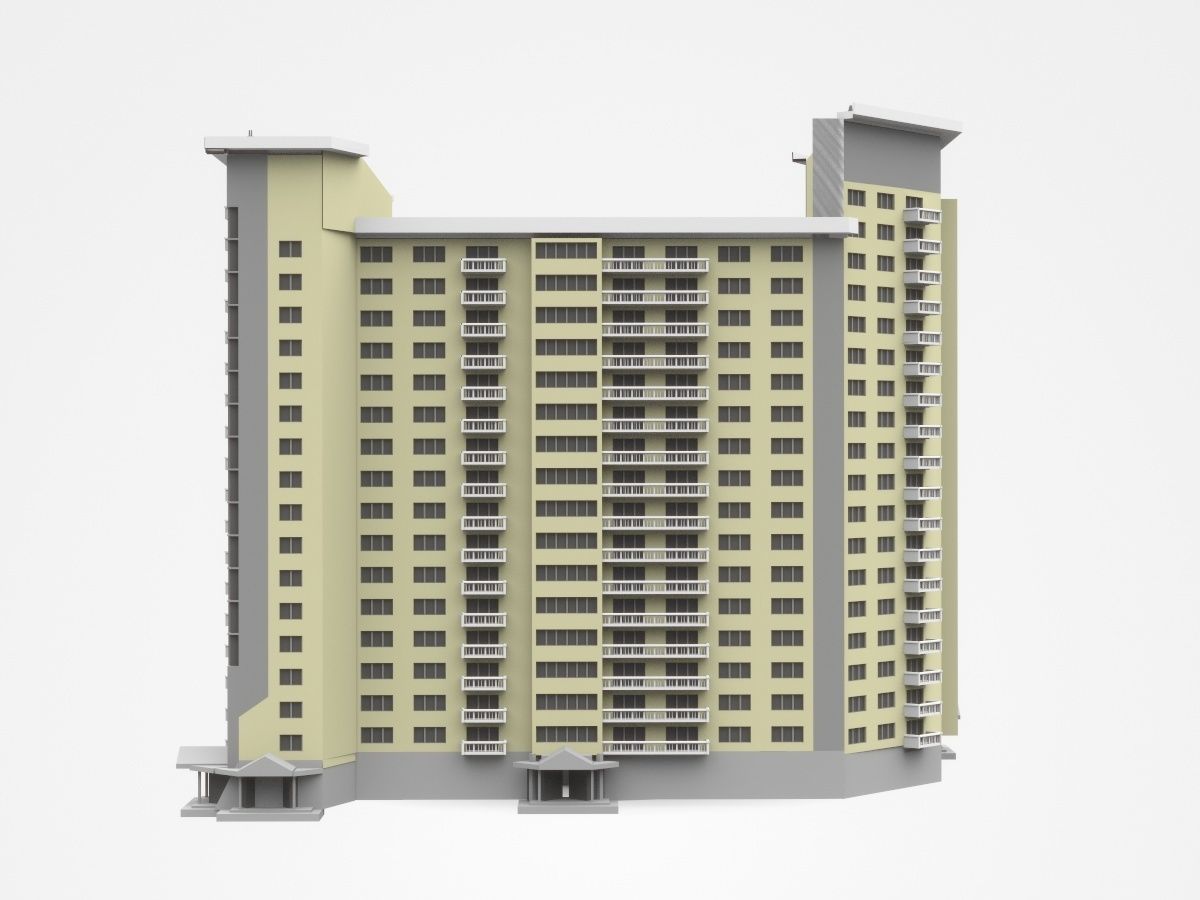 Huge Multi-storey Apartment 3D model_2