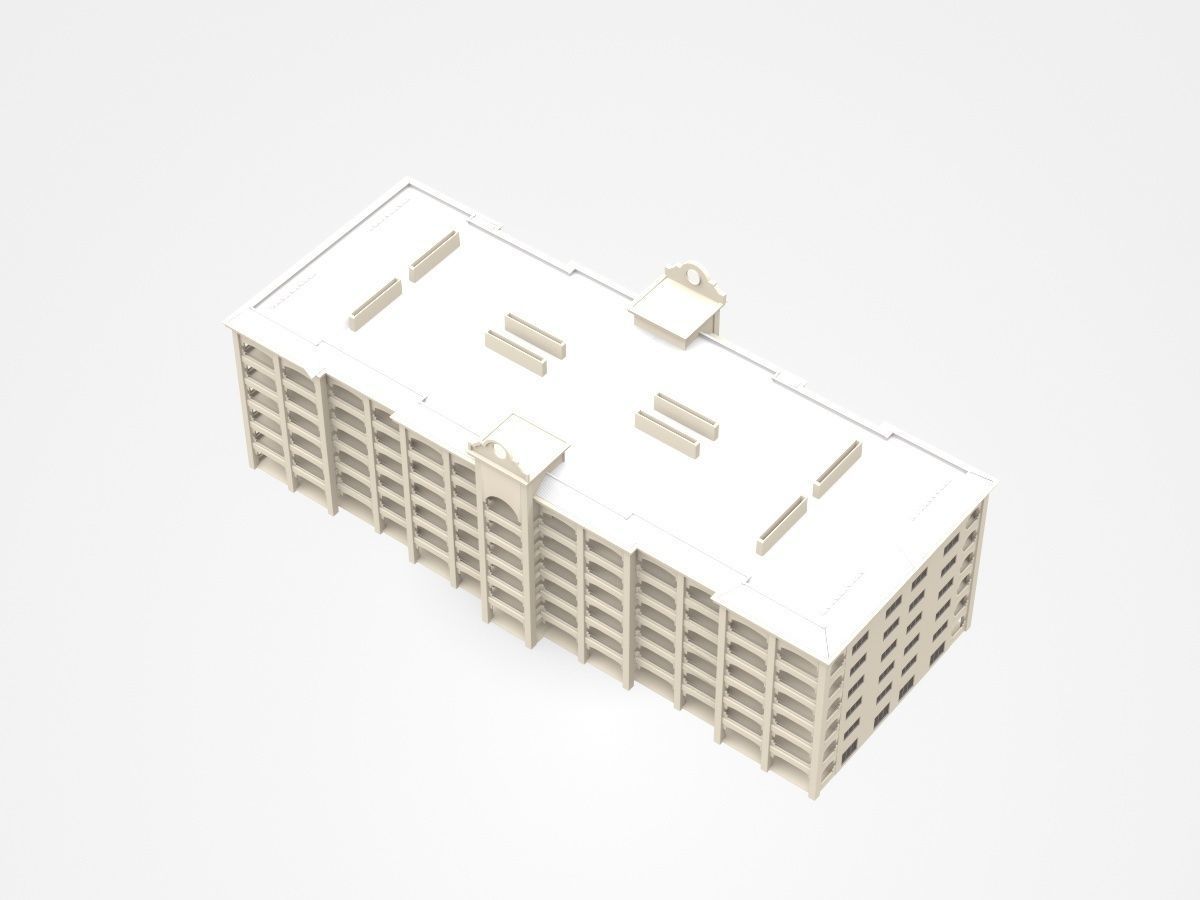 Huge Semi-storey Apartment 3D model_1