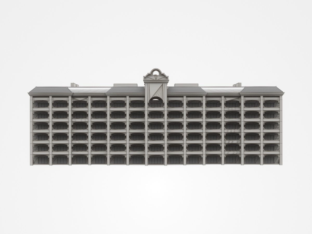 Huge Semi-storey Apartment 3D model_5