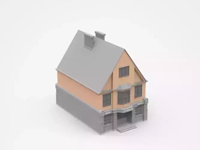 Building With Bar Downstairs