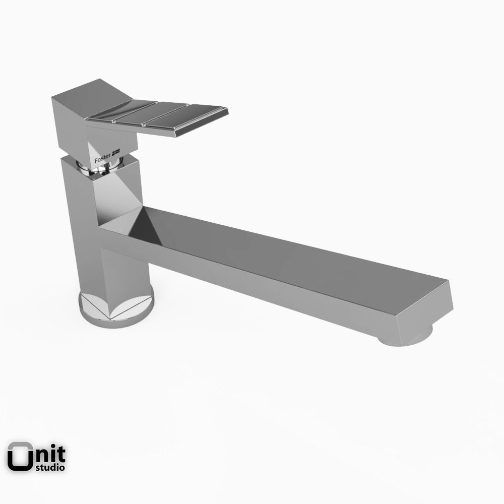 Tre and Tre Alto Mixer Taps by Foster 3D model_5