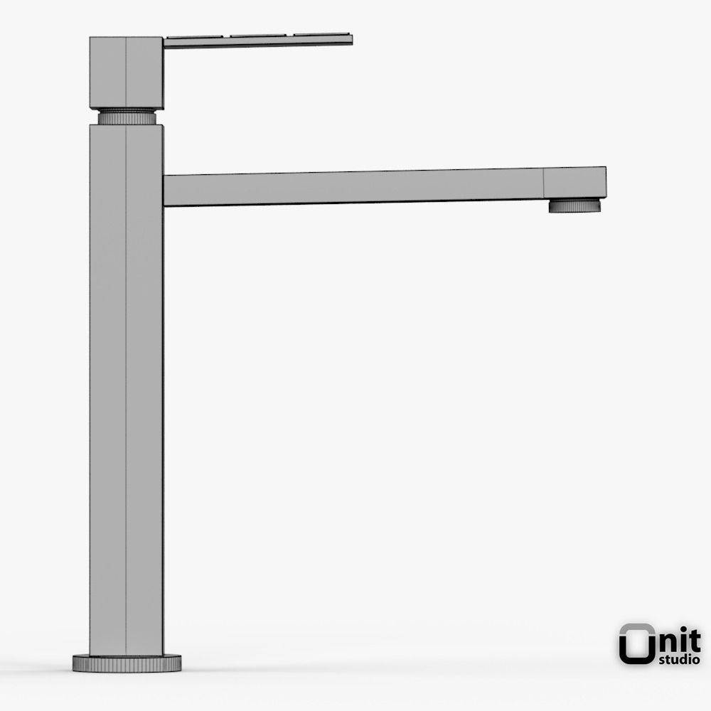 Tre and Tre Alto Mixer Taps by Foster 3D model_9