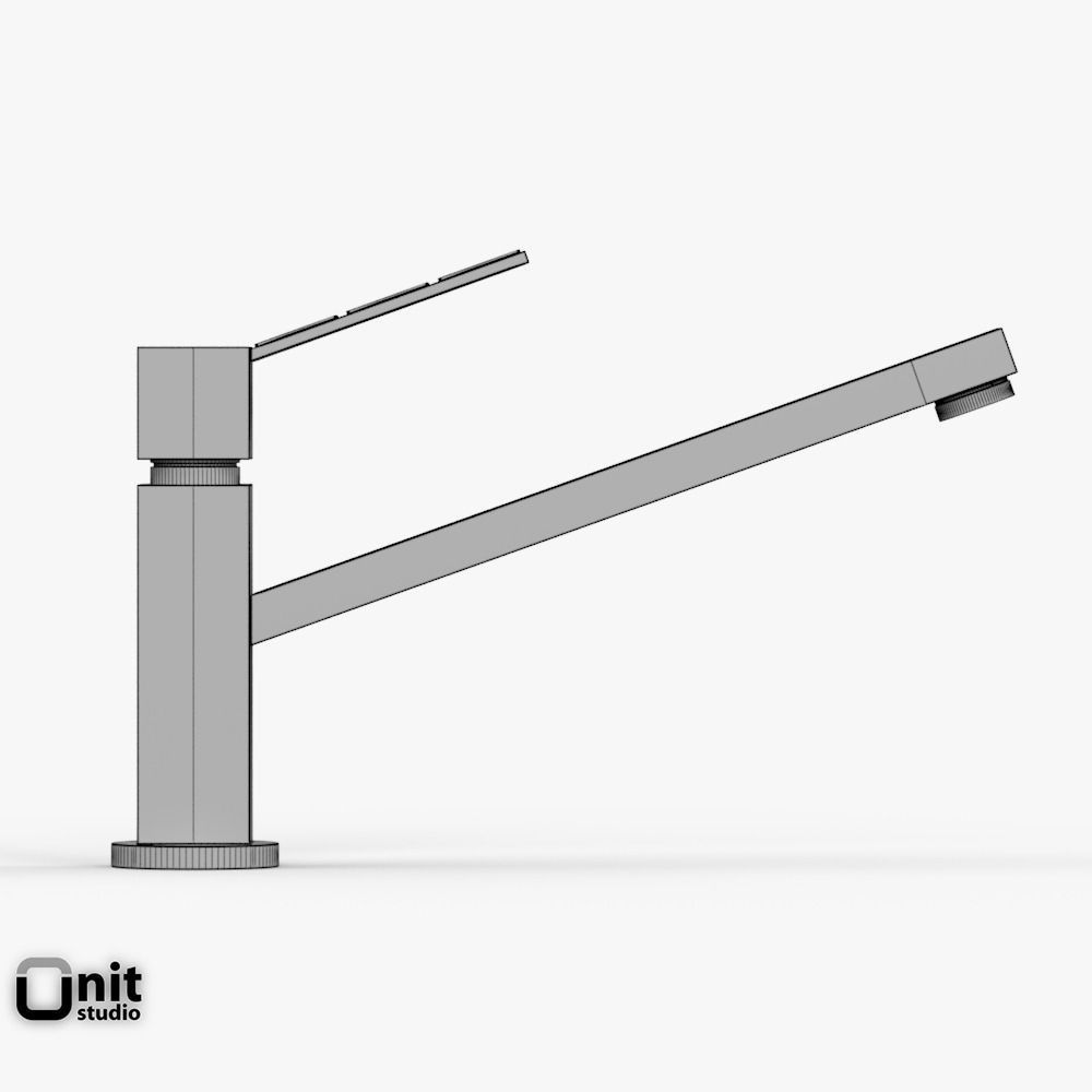 Tre and Tre Alto Mixer Taps by Foster 3D model_11