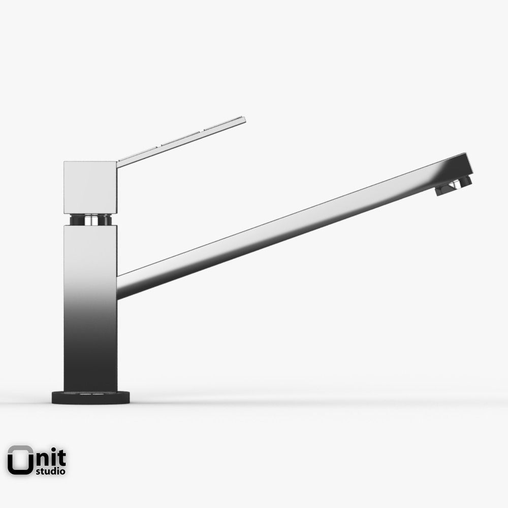 Tre and Tre Alto Mixer Taps by Foster 3D model_7