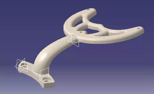Ceiling Fan Blade Bracket 3D print model_0