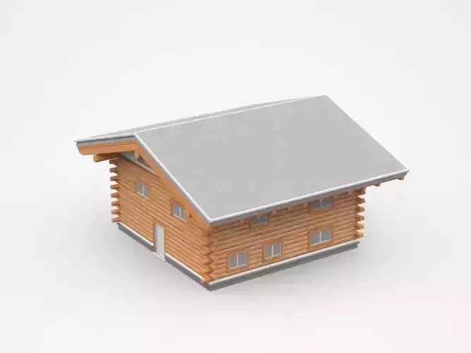 Wooden Two-storey House