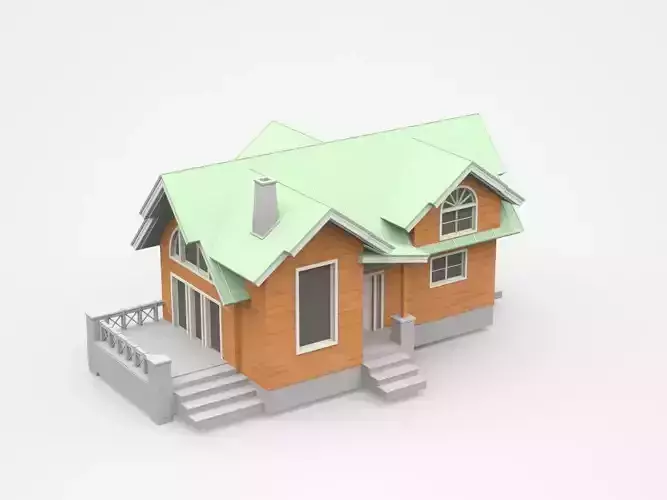 Single-storey Wooden House