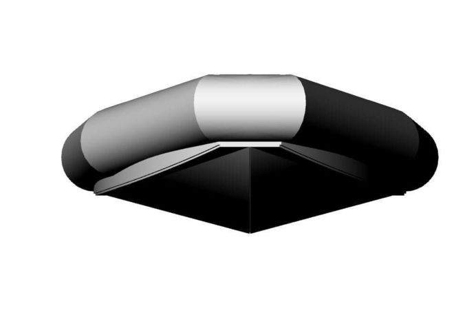 PEHD dinghy 3D model