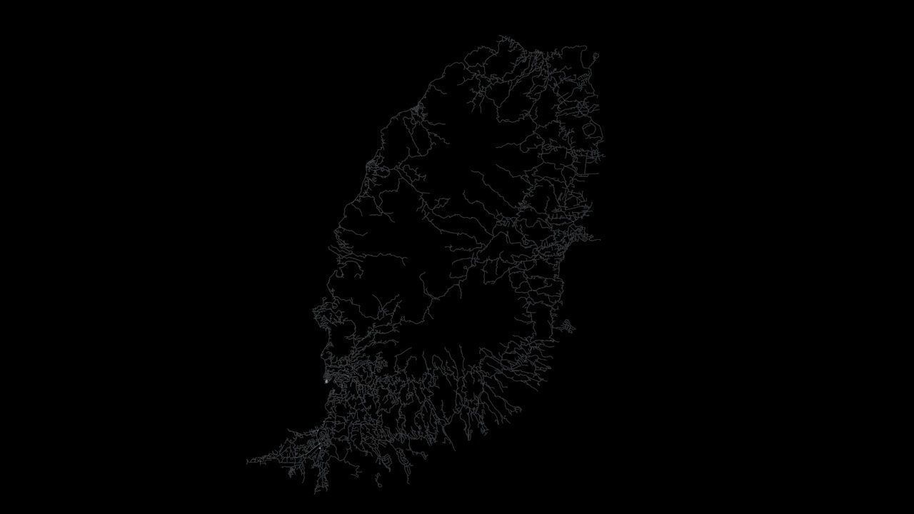 Grenada Road Network and Streets 3D model_8