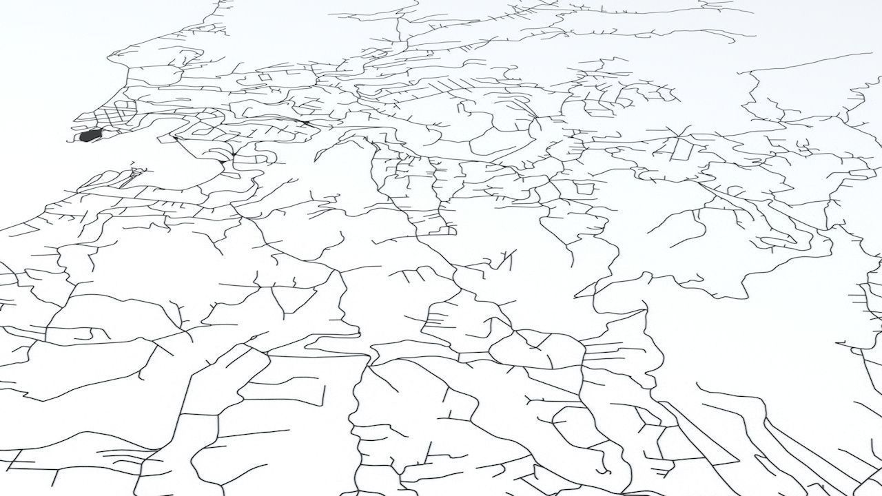 Grenada Road Network and Streets 3D model_5