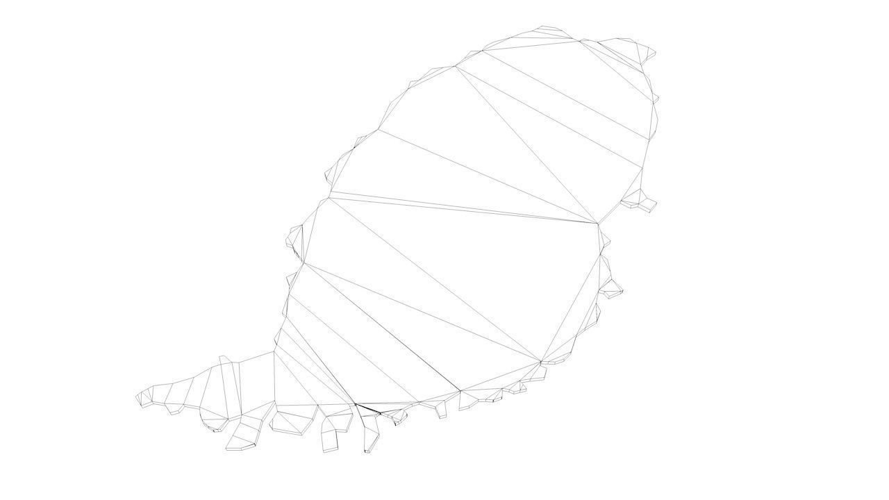 Grenada Road Network and Streets 3D model_11