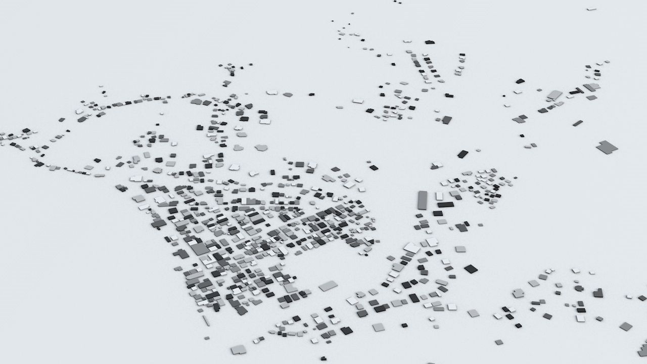 Grenada Streets and Buildings 3D model_1