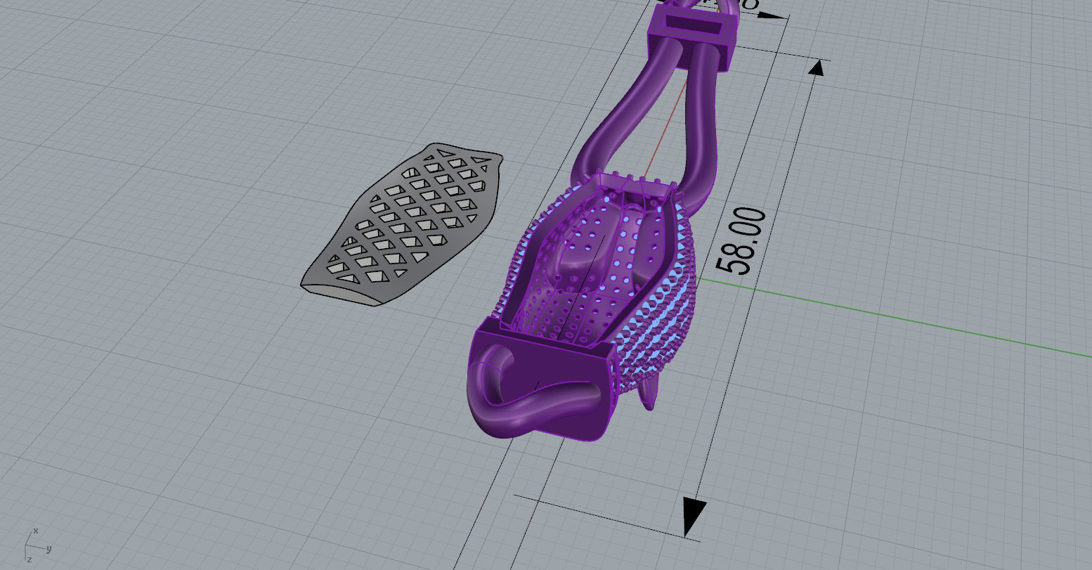 Panther Bracelet 3D print model_9