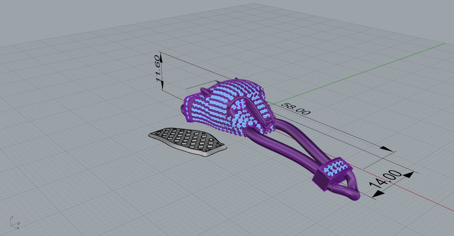 Panther Bracelet 3D print model_12