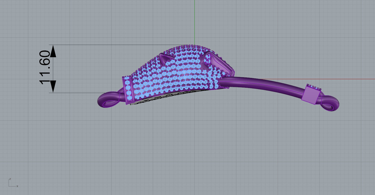 Panther Bracelet 3D print model_7