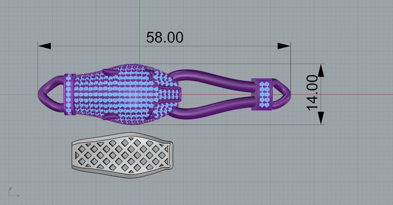 Panther Bracelet 3D print model_11