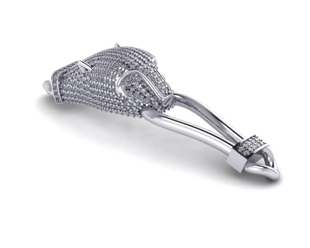 Panther Bracelet 3D print model_0