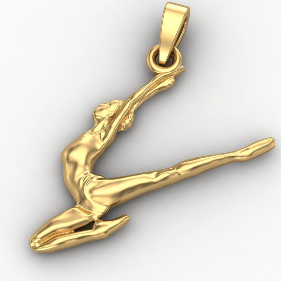  pendant ballerina 3D print model_2