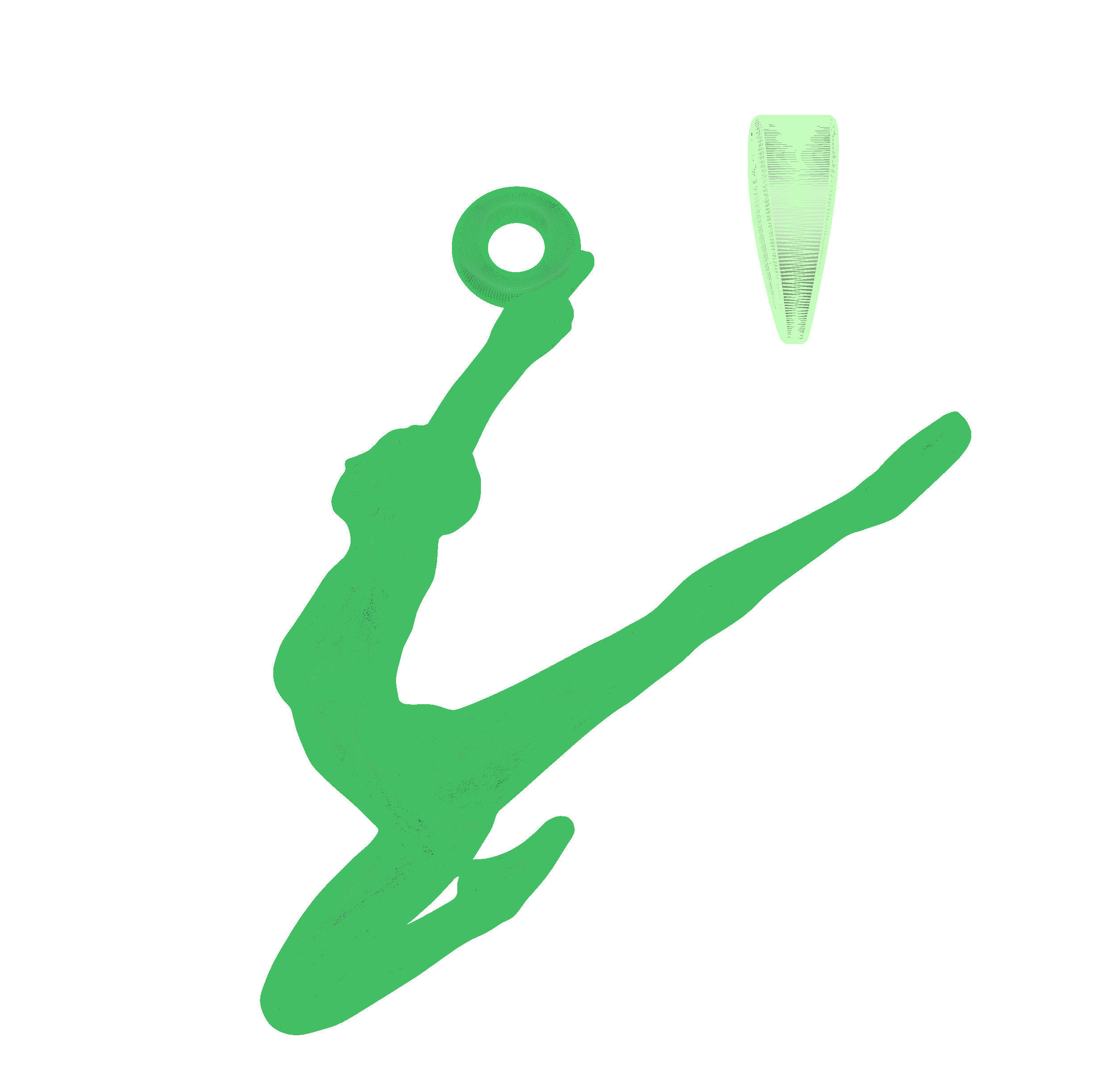  pendant ballerina 3D print model_6