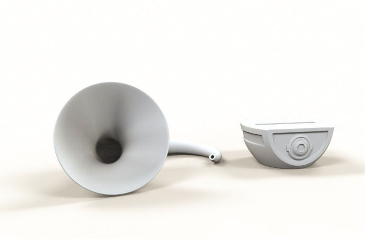 Iphone 6 Gramophone 3D print model_3