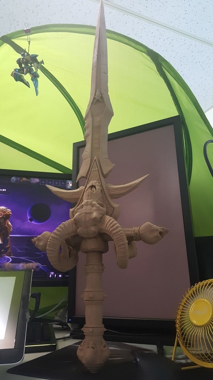 Frostmourne World of Warcraft 3D print model_3