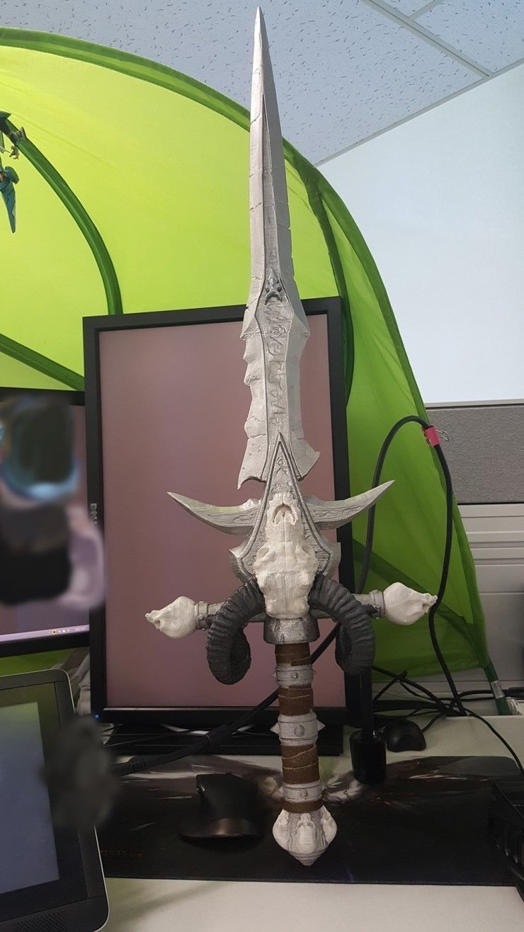 Frostmourne World of Warcraft 3D print model_4
