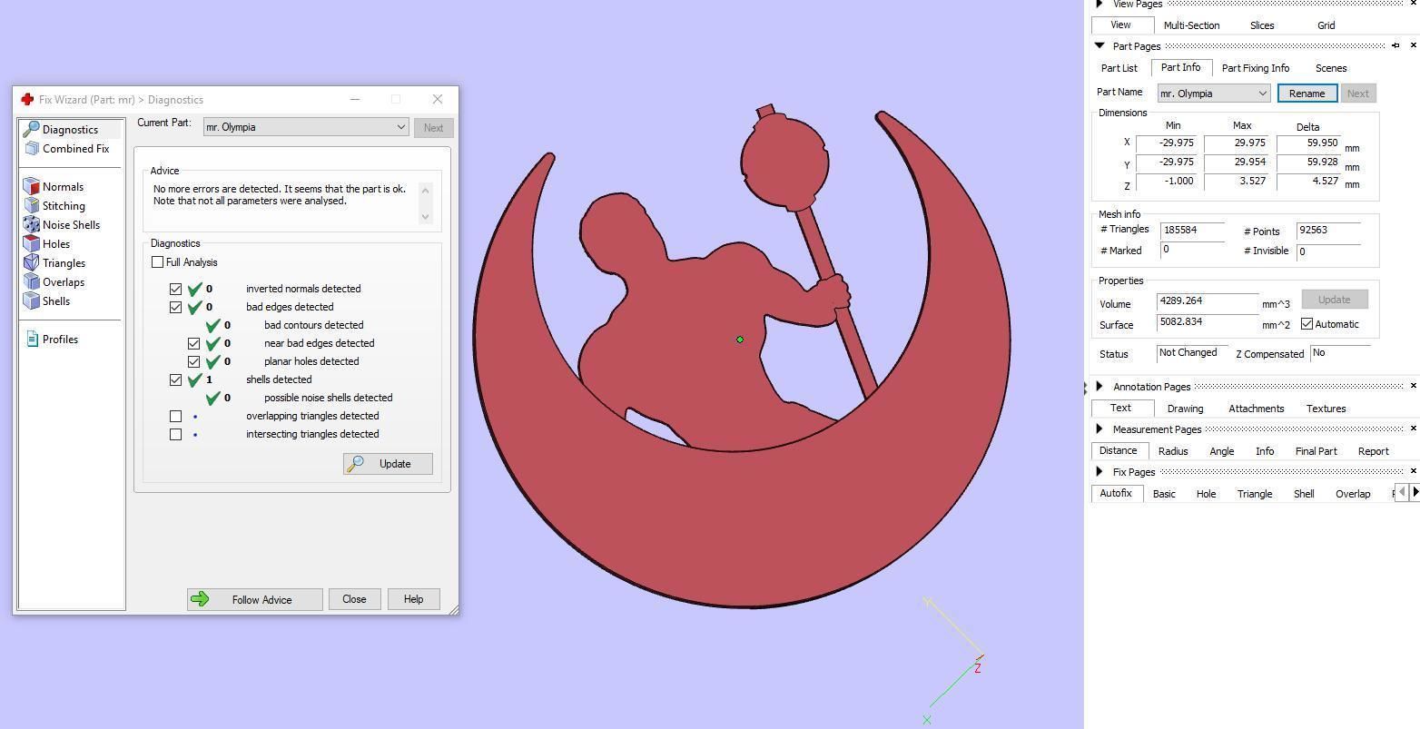 Mr Olympia medal bodybuilding trinket 3D print model_5