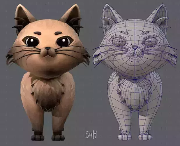 Cat Cartoon V02