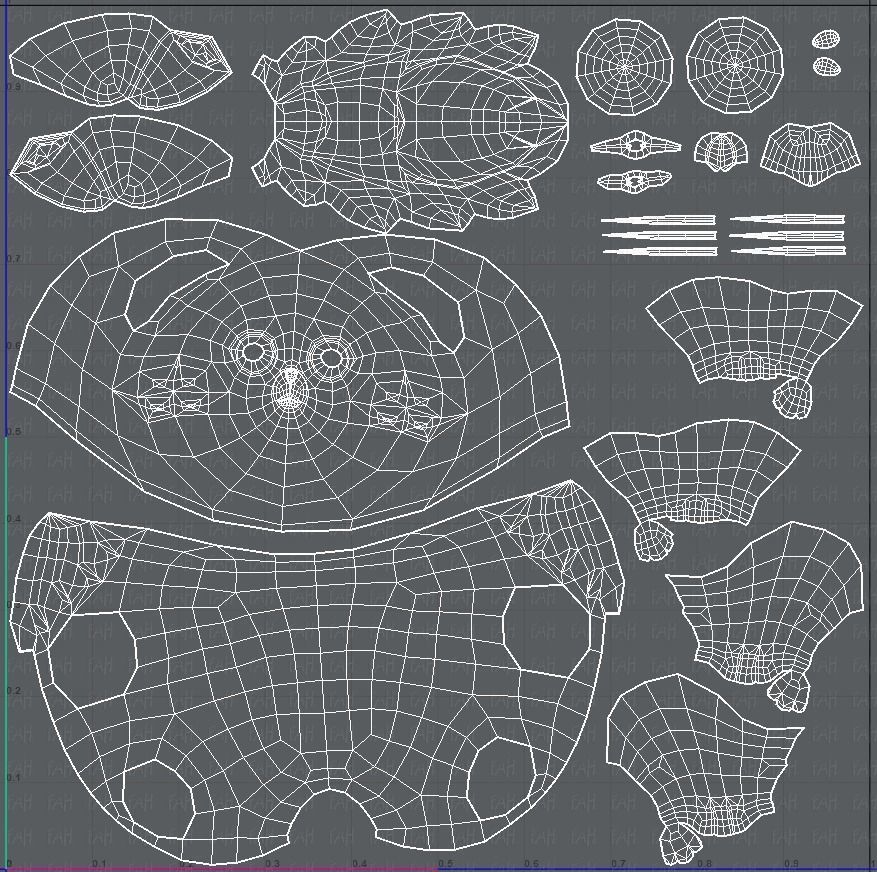 Cat Cartoon V02 Low-poly 3D model_41