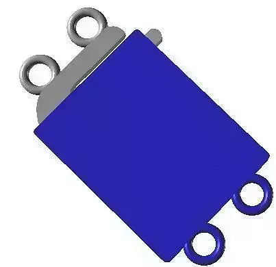 Box clasps 13 - Library technique 3D- Jewelry 3D print model