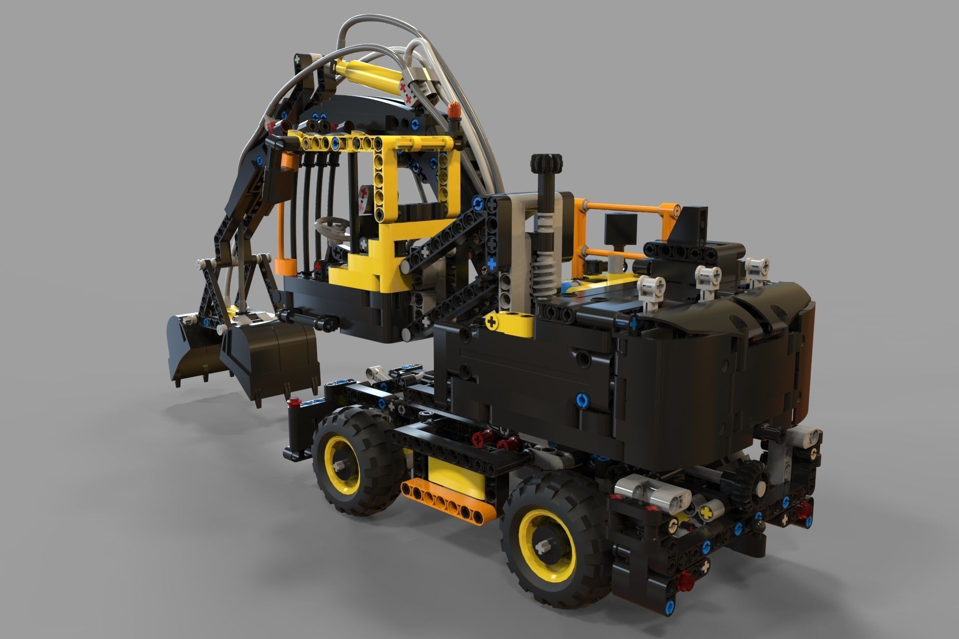 Lego loader 3D model_2