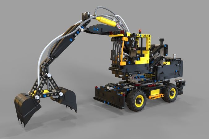 Lego loader 3D model