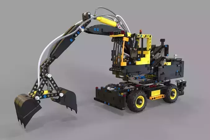 Lego loader 3D model
