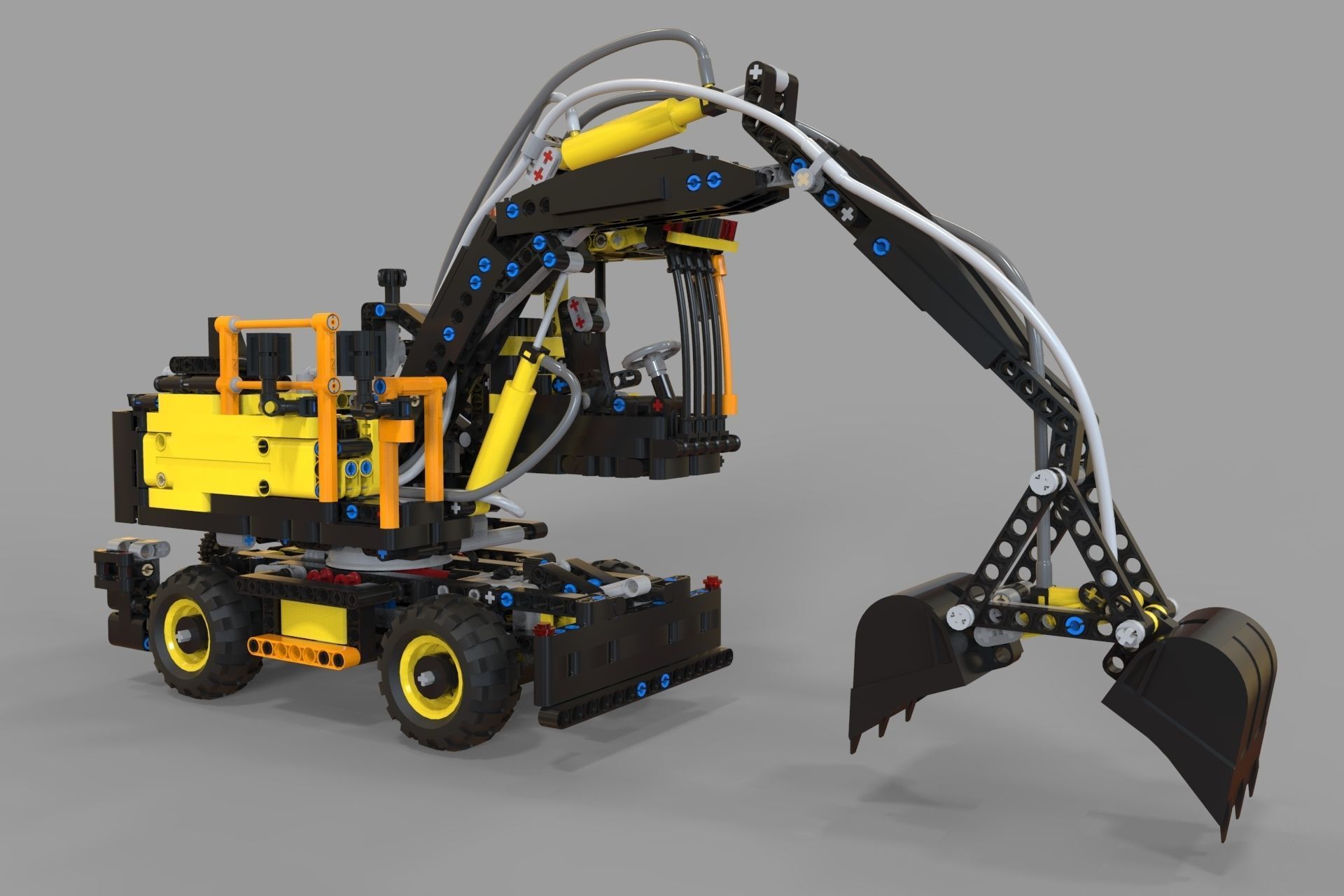 Lego loader 3D model_6