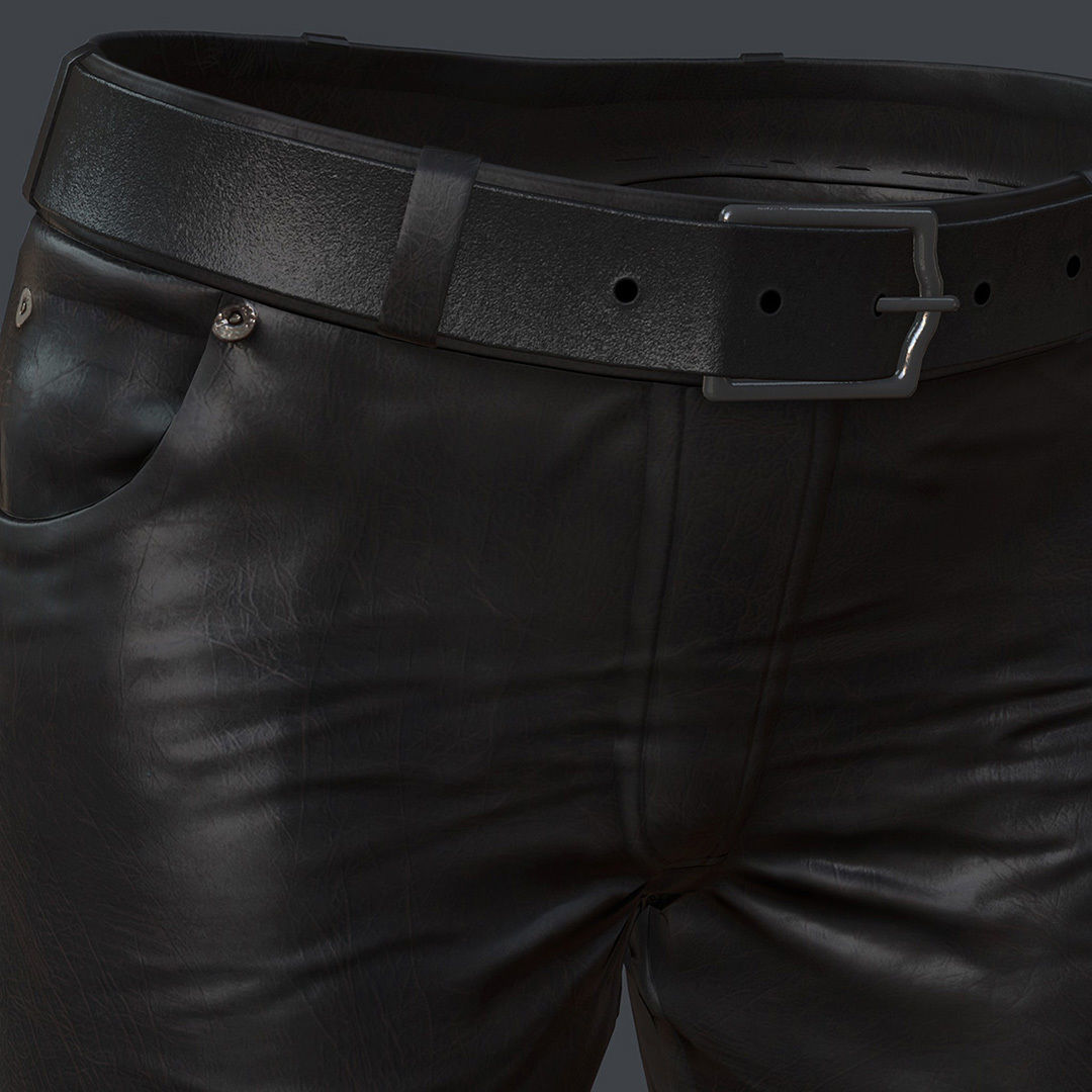 Female 1 - clothing 6 - Full Pack Low-poly 3D model_38