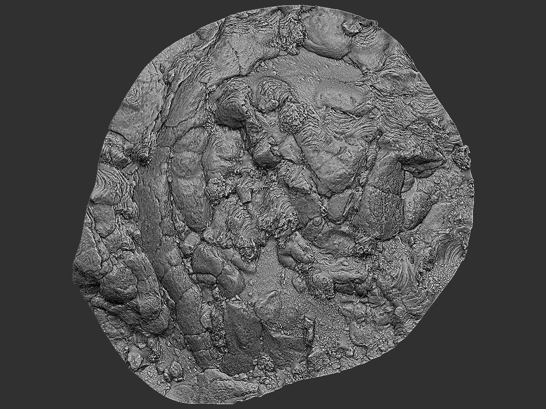Lava Rock scan  Low-poly 3D model_15
