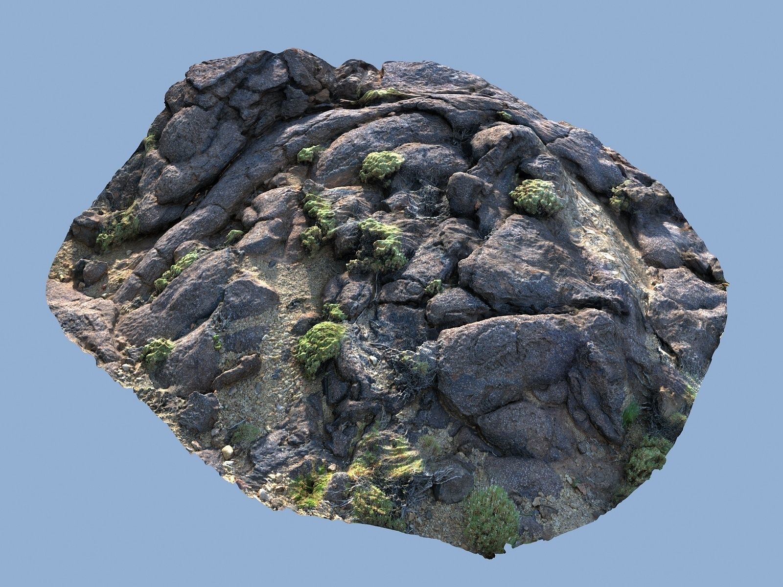 Lava Rock scan  Low-poly 3D model_14