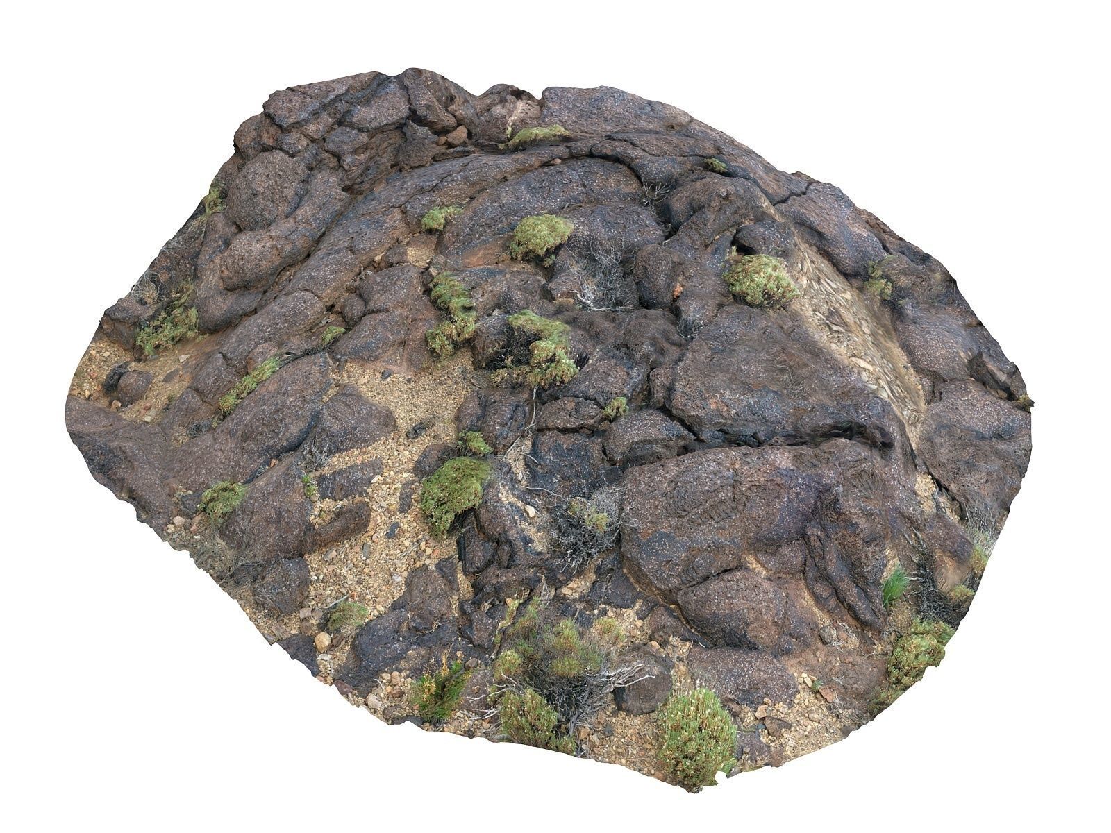Lava Rock scan  Low-poly 3D model_13