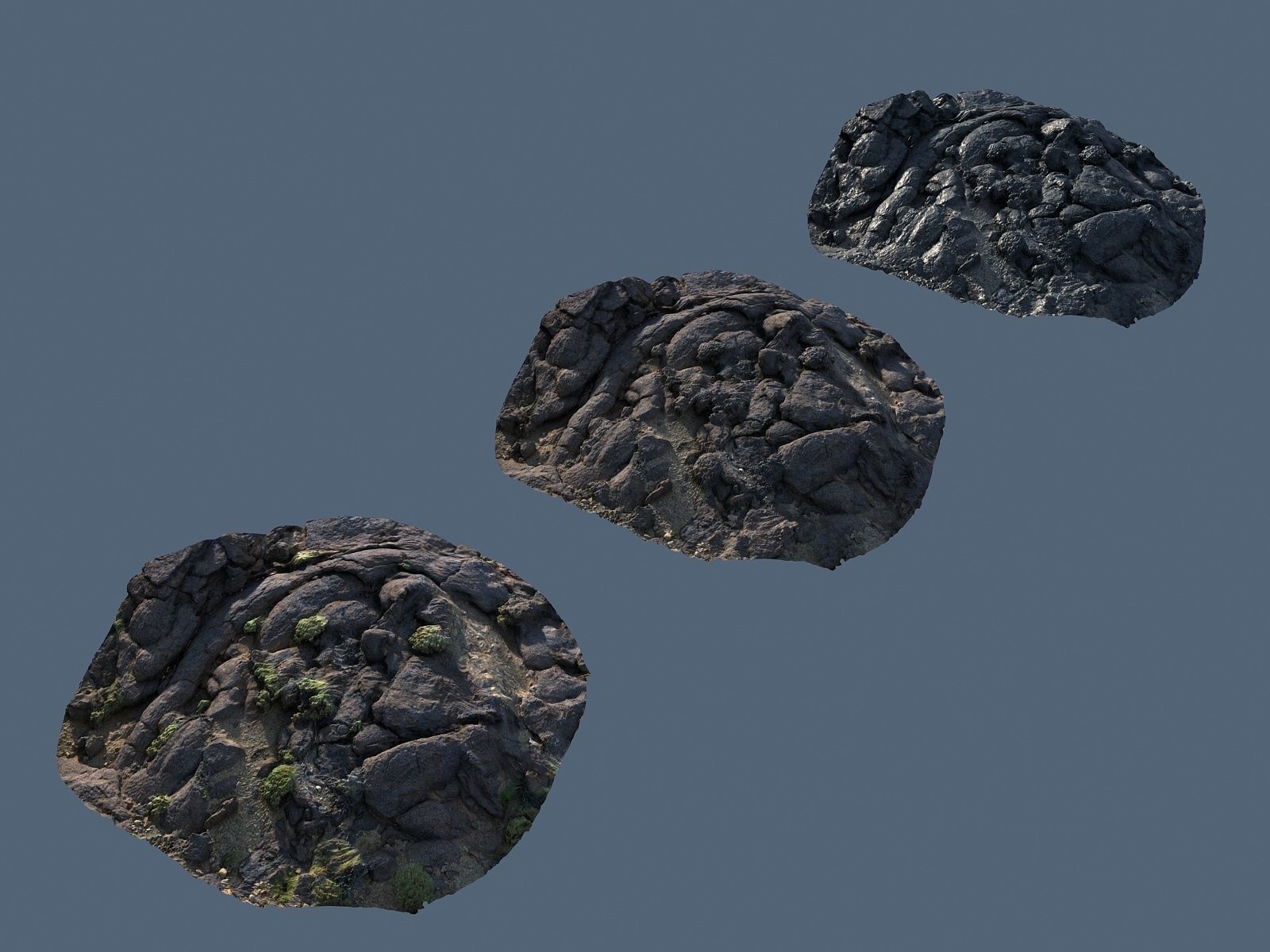 Lava Rock scan  Low-poly 3D model_10