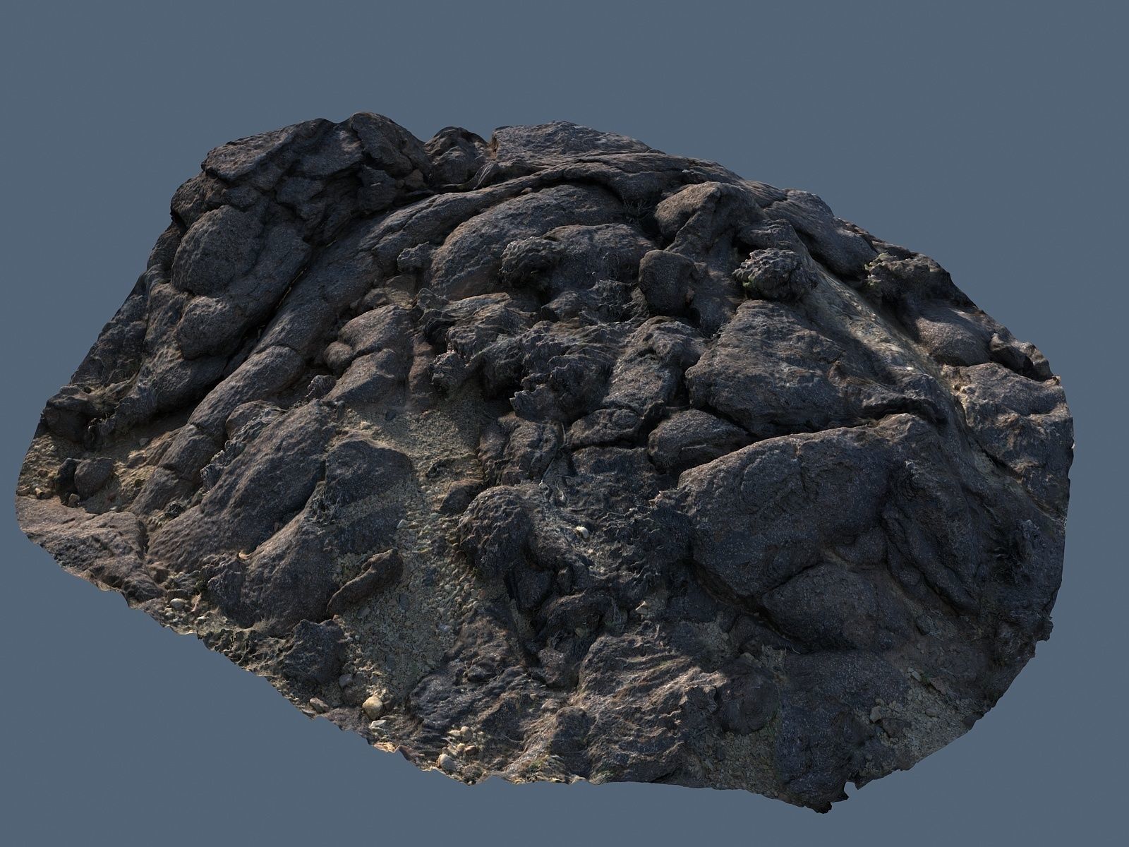 Lava Rock scan  Low-poly 3D model_12