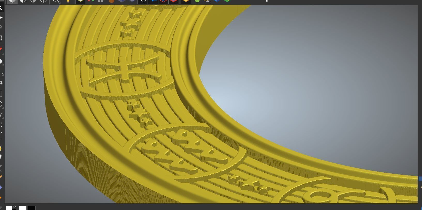 ZODIAC MIRROR FRAME Free 3D print model_4