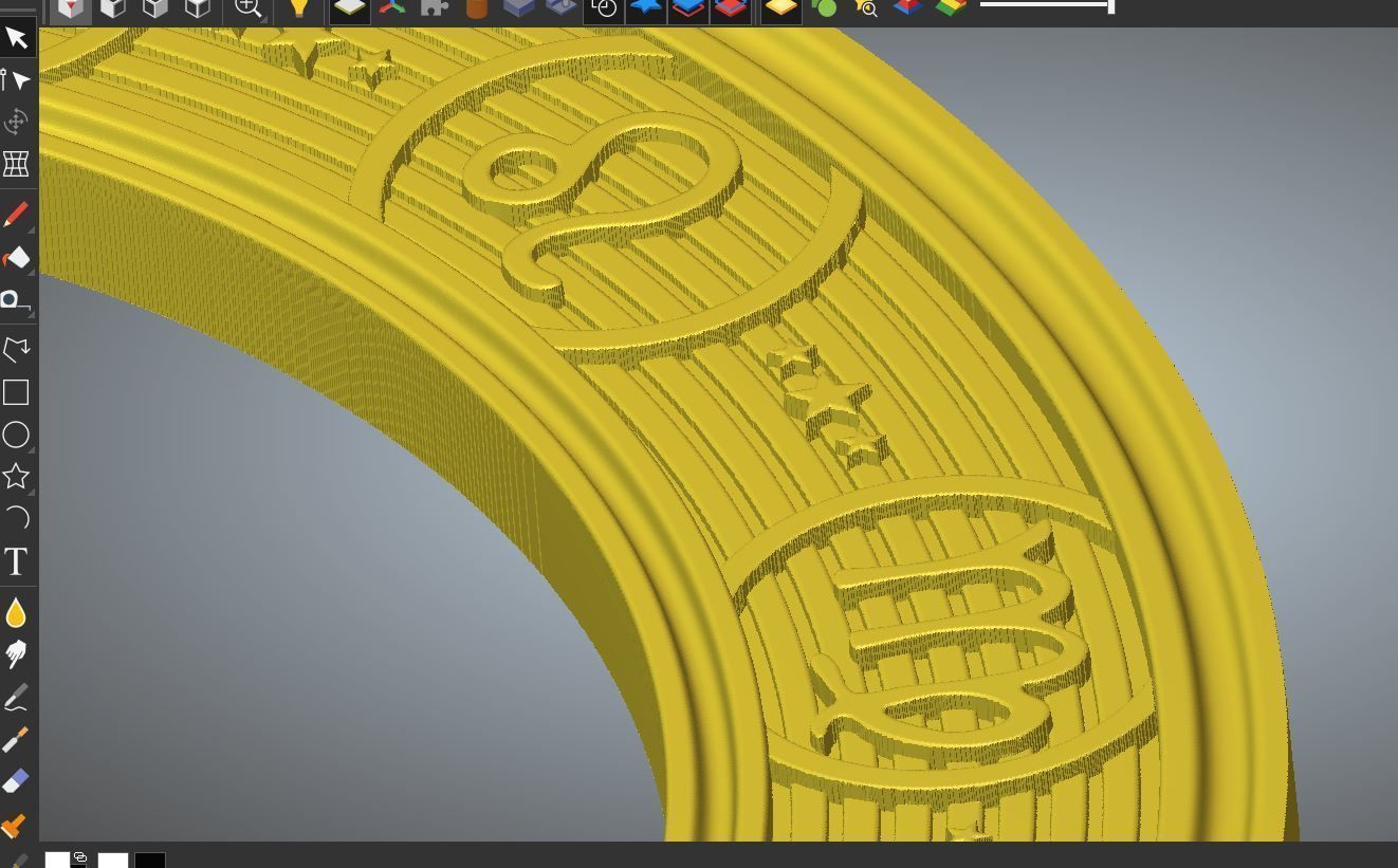 ZODIAC MIRROR FRAME Free 3D print model_3