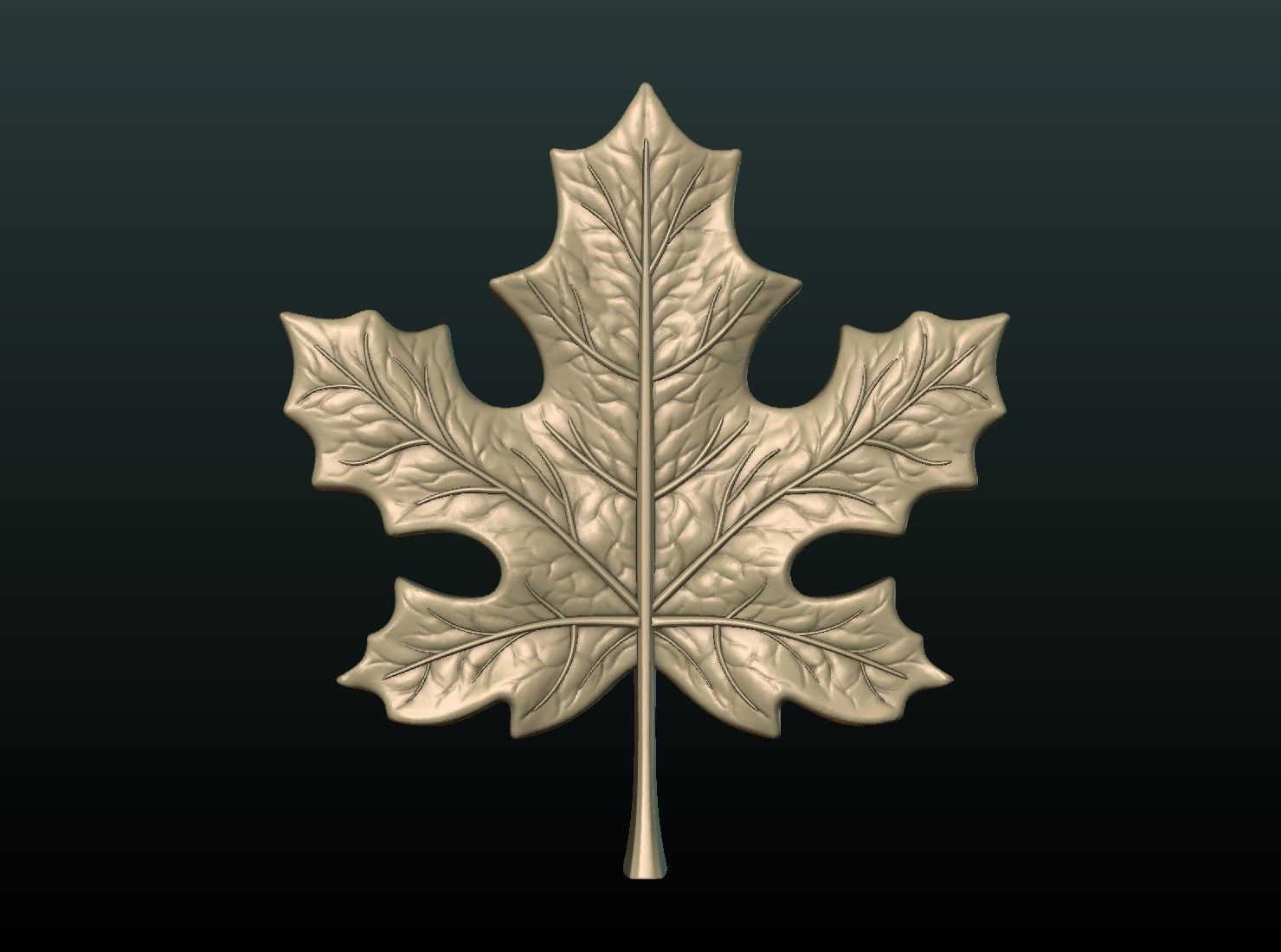Maple Leaf 3D print model_5