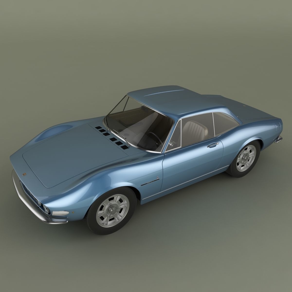 Fiat Dino Coupe Speciale Prototipo 3D model_5