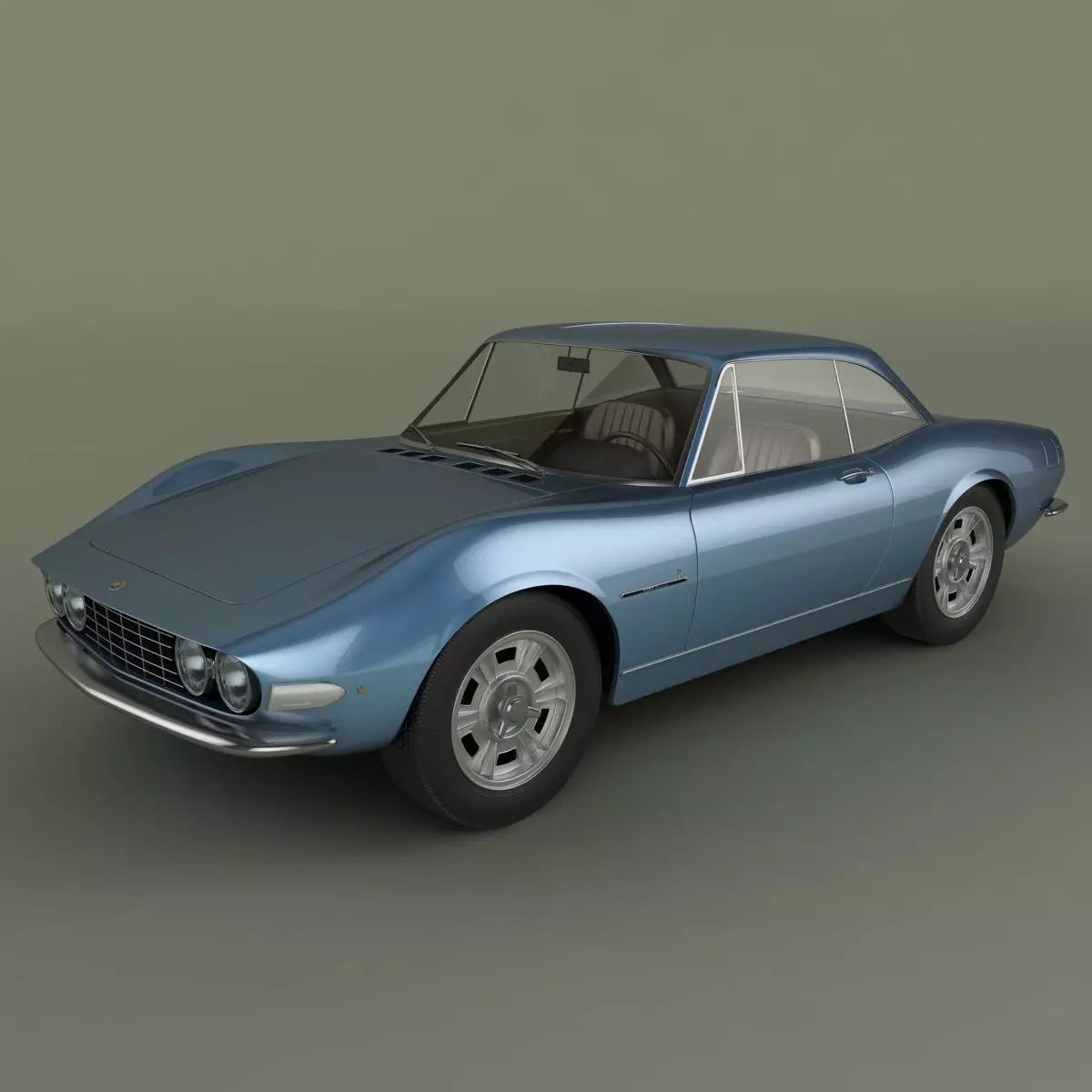 Fiat Dino Coupe Speciale Prototipo 3D model_0
