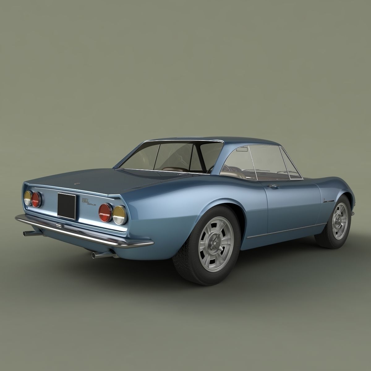 Fiat Dino Coupe Speciale Prototipo 3D model_2