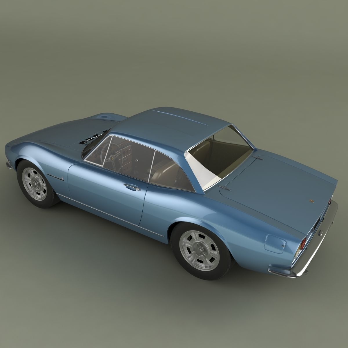 Fiat Dino Coupe Speciale Prototipo 3D model_6