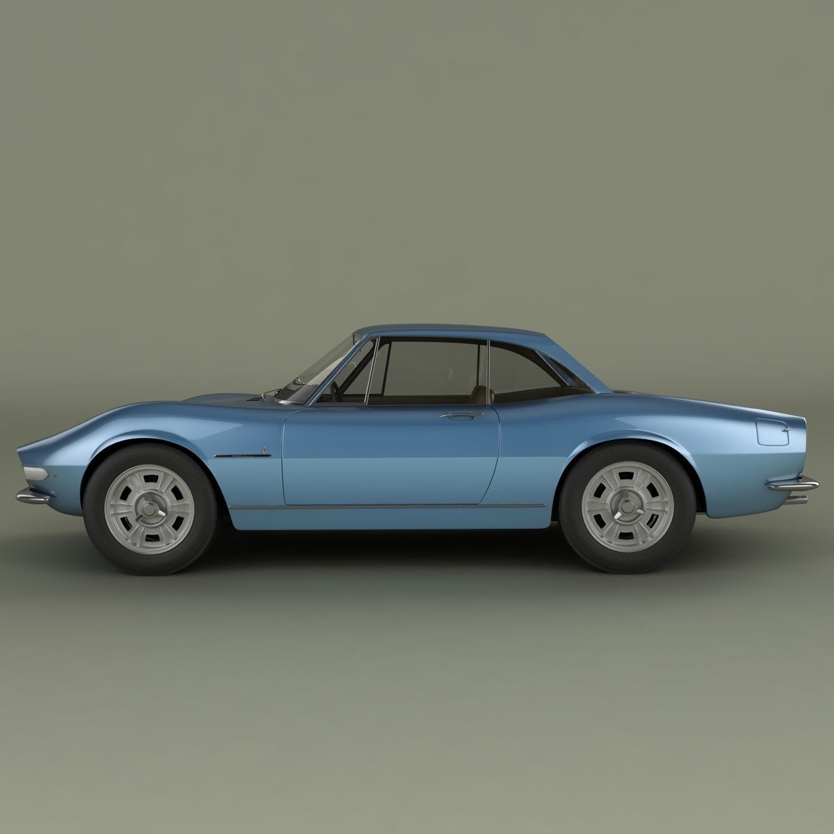 Fiat Dino Coupe Speciale Prototipo 3D model_1