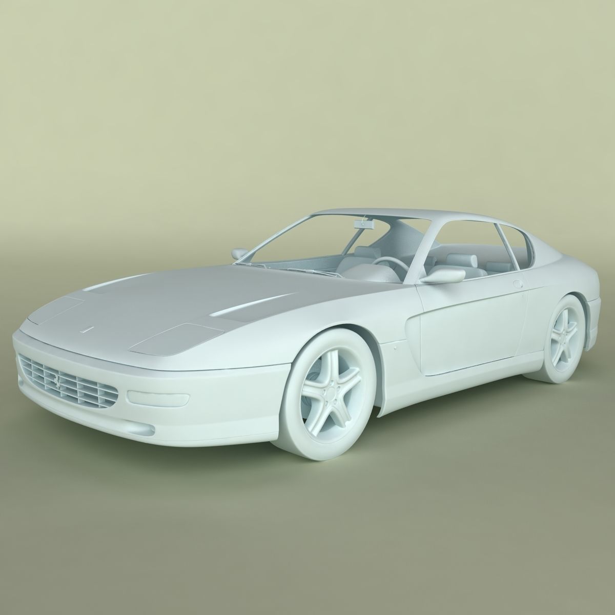 Ferrari 456 GT 3D model_9