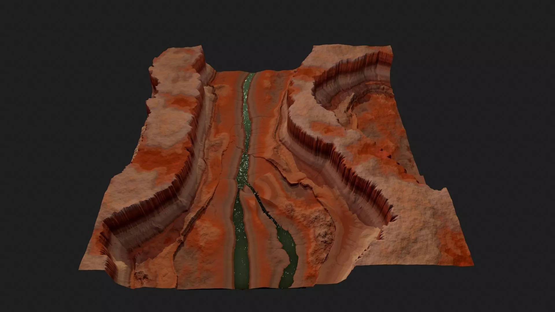 CANYON HIGH QUALITY GAME READY Low-poly 3D model_0